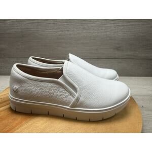 Nurse Mates Adela Slip-On Shoes, White, Women's 6.5 W